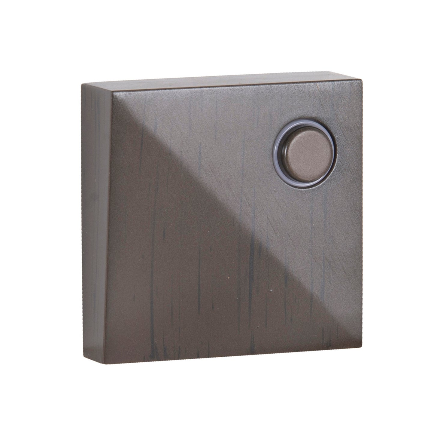 PB5009-AI - Push Button-Surface Mount 1 Light 2.6" High Chime Button - Aged Iron