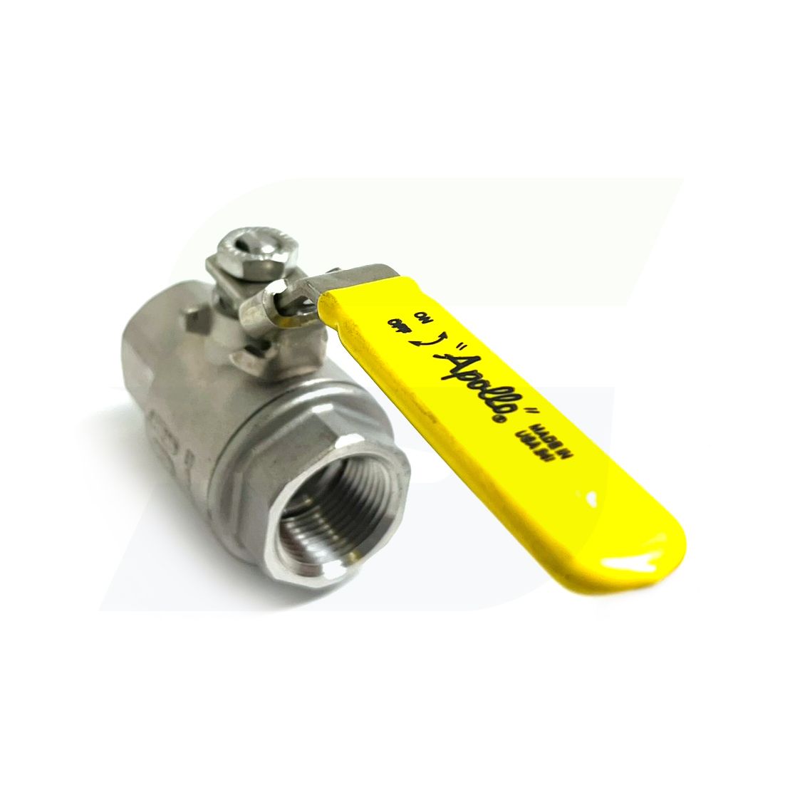 76F10401A - 3/4" Stainless Steel Two-Piece Ball Valve - FNPT x FNPT