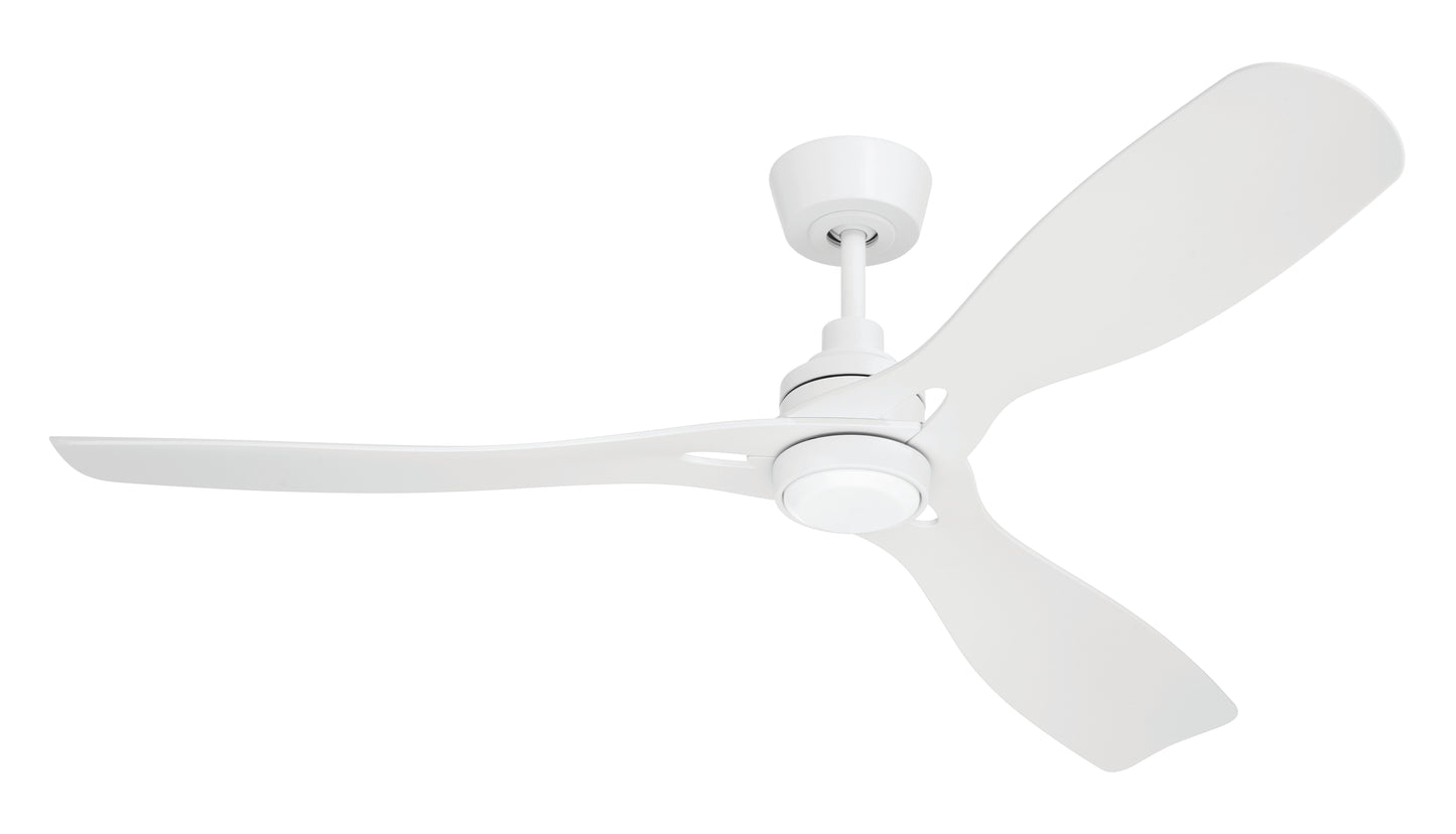 AMG52W3 - Amigo 52" 3 Blade Indoor Outdoor Ceiling Fan with Light Kit - White