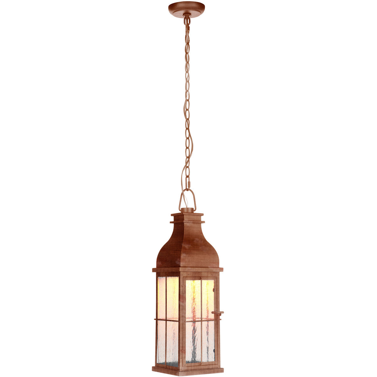 ZA1811-WC-LED - Vincent 1 Light 7" Wide Outdoor Pendant - Weathered Copper