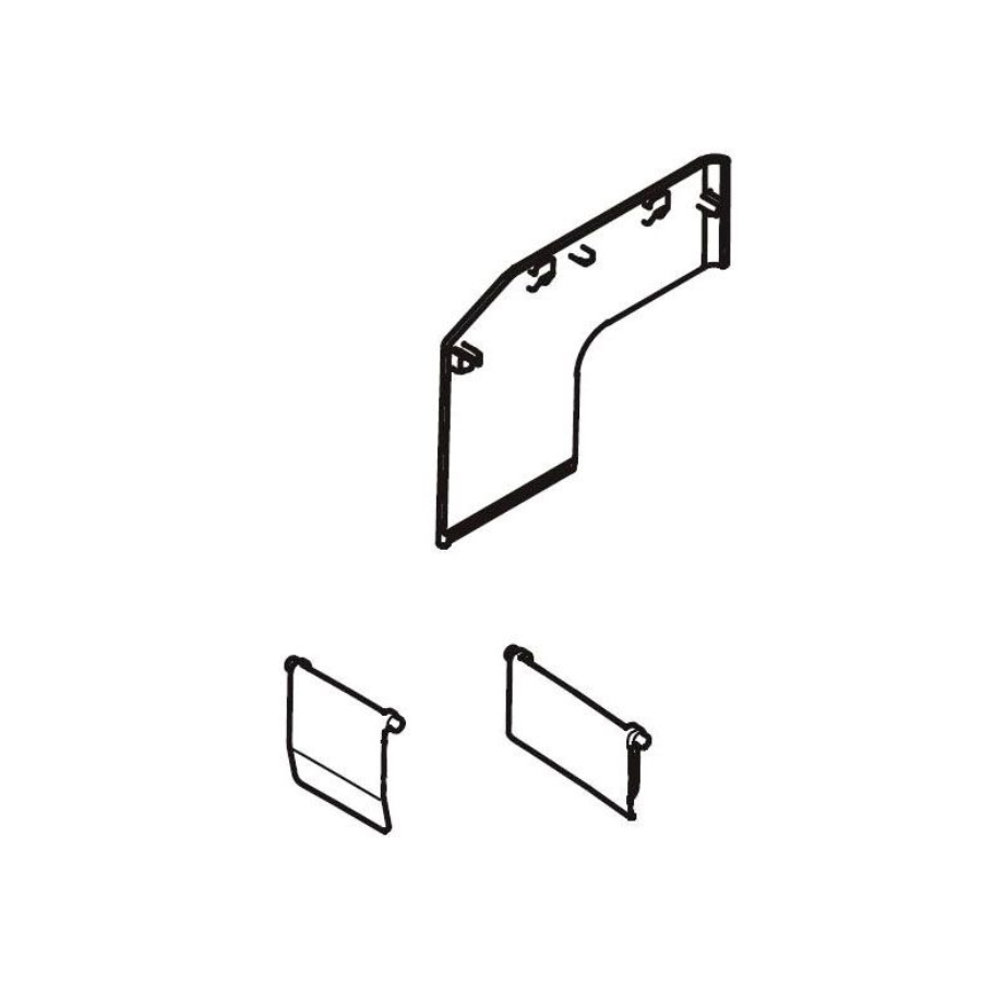 THU6509#01 - Wand/ Dryer Doors and Cover - Cotton White