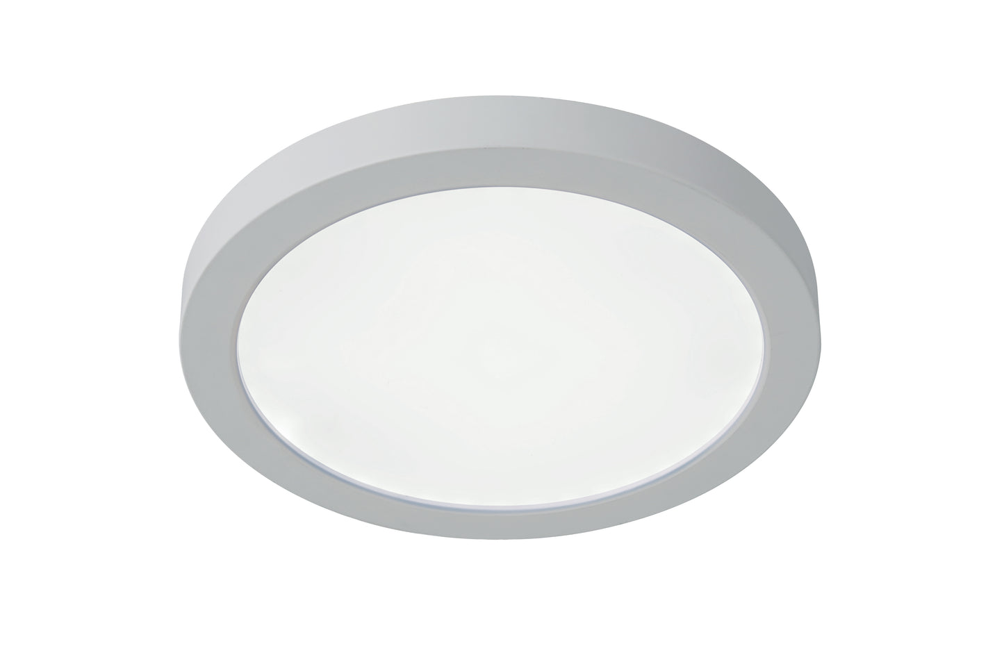 X9407-W-LED-5CCT - Slim Line II 1 Light 7" Wide Flush Mount - White