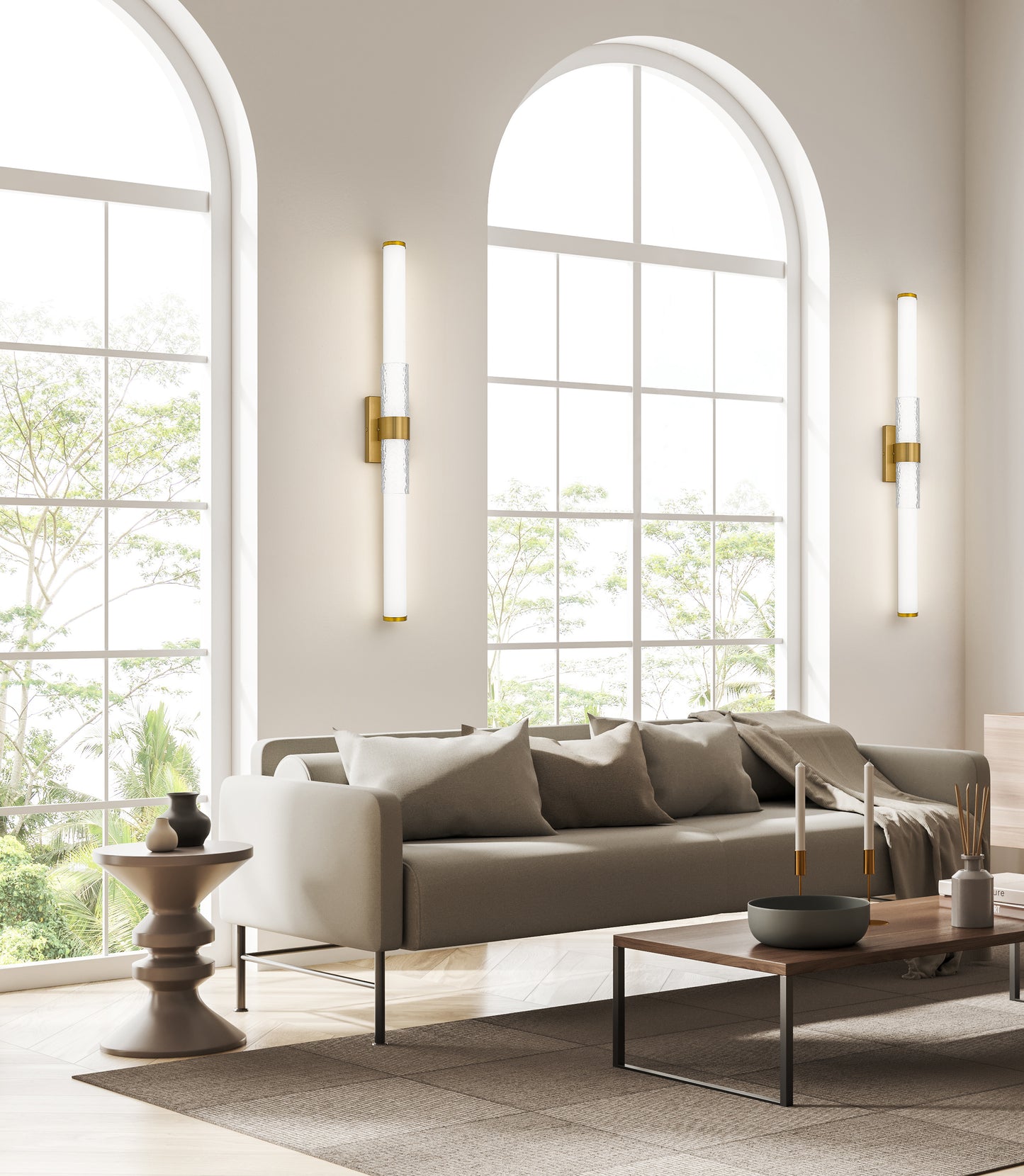 1015-40W-MGLD-LED - Egon 1 Light 40" Vanity - Modern Gold