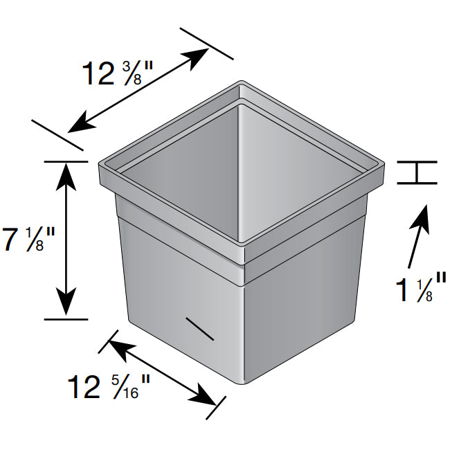 1216 - 12" x 12" Catch Basin Riser