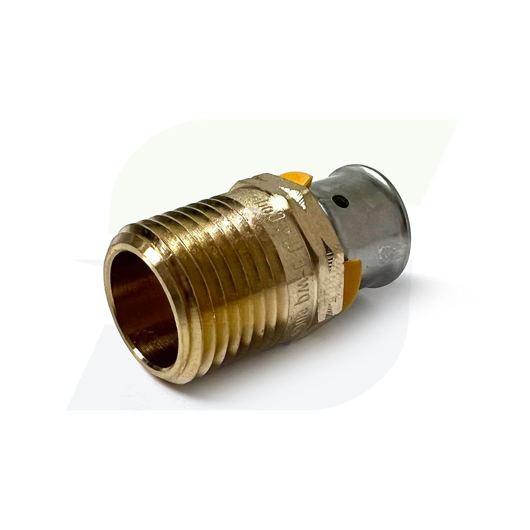 90521 - 1/2" PureFlow Press Bronze PEX Male Adapter