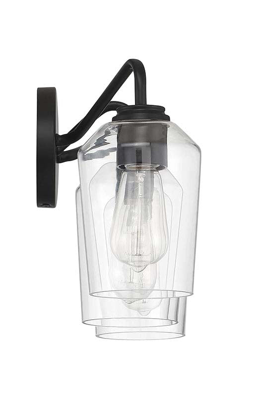 56103-FB - Shayna 3 Light 22" Wide Vanity Light - Flat Black