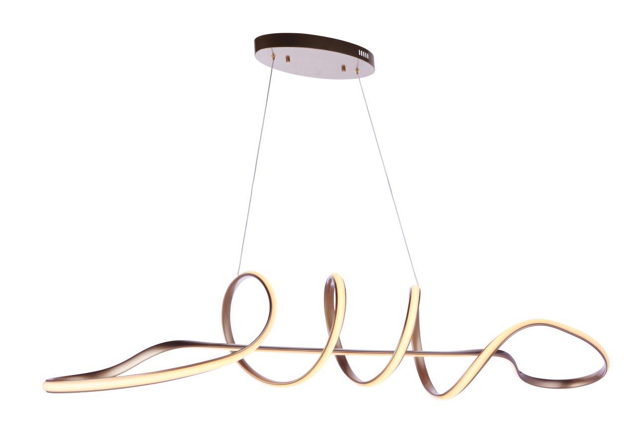 55770-CHB-LED - Pulse 1 Light 11.75" Wide Island Light - Champagne Brass