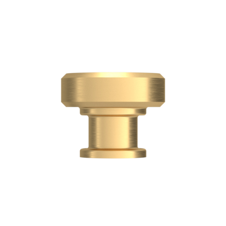 4410044 - Bevel 1-1/4" - Mushroom Cabinet Knob - Satin Brass