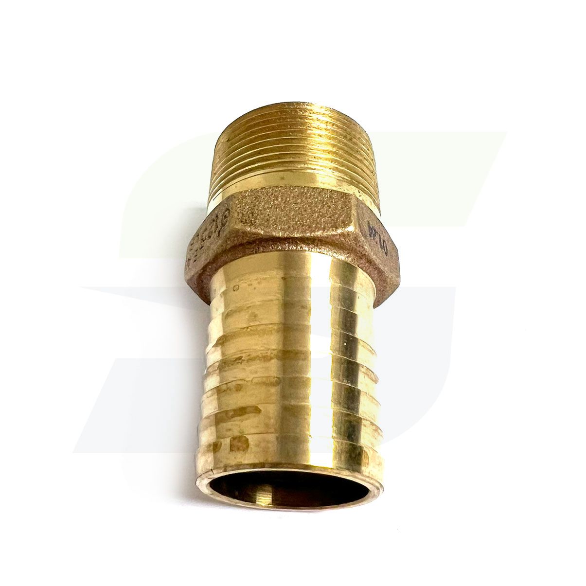 RBMANL125 - 1-1/4" Brass Hose Barb x MPT Male Adapter