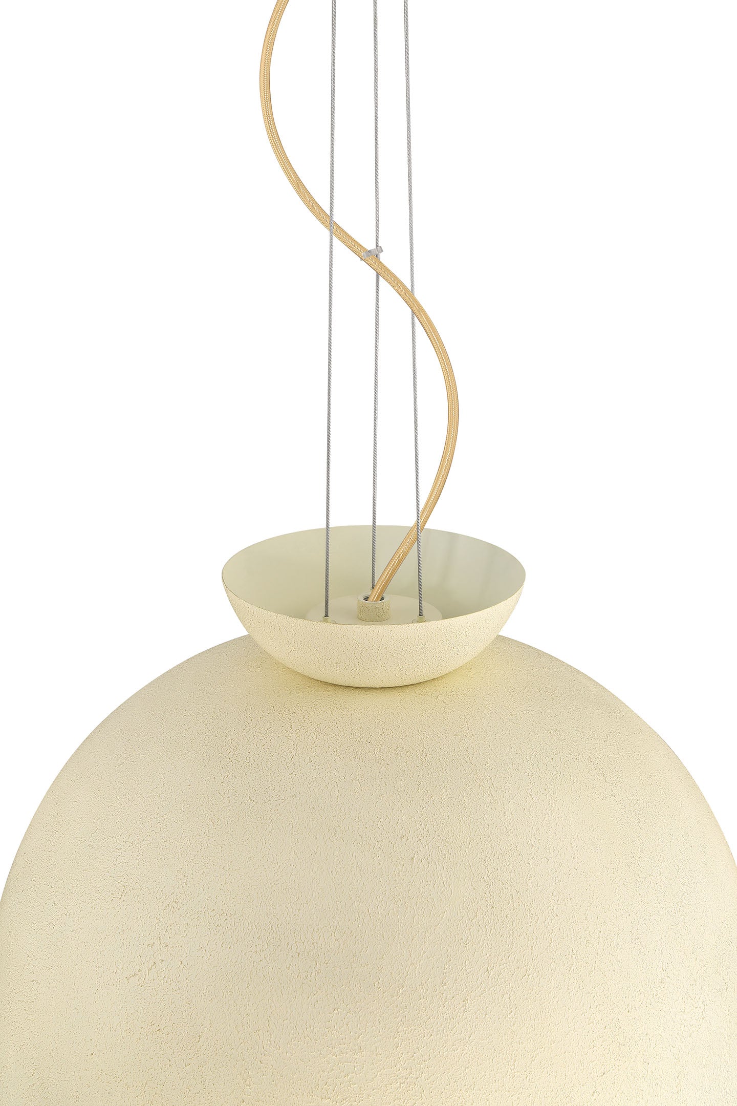 59192-CW - Ventura Dome 1 Light 20" Wide Pendant - Cottage White