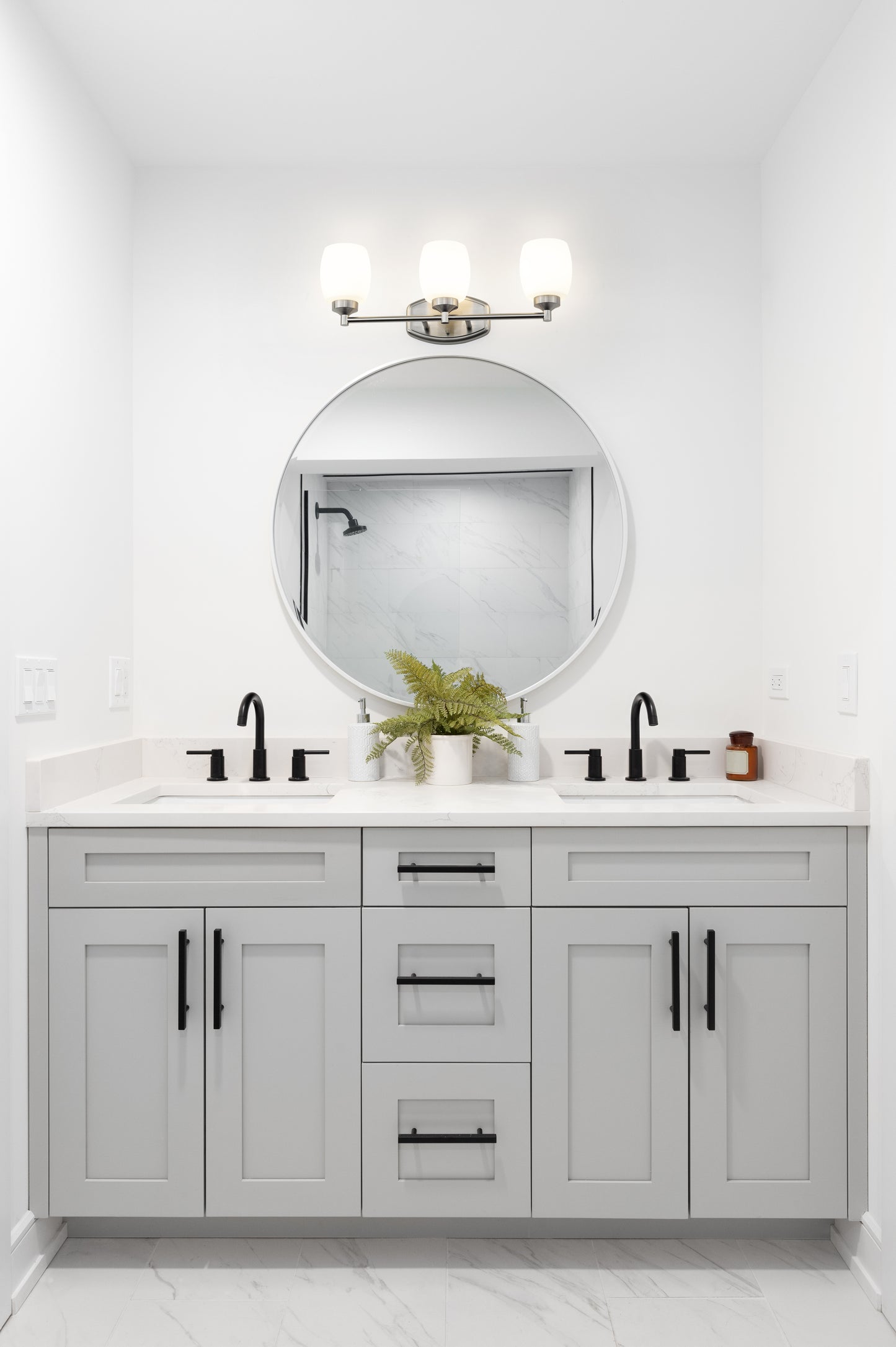 745-3V-BN - Kendrick 3 Light 23" Vanity - Brushed Nickel