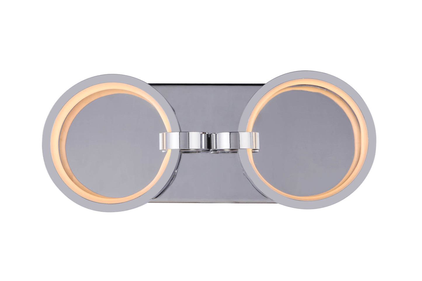 59302-CH-LED - Context 2 Light 15" Wide LED Vanity Light - Chrome