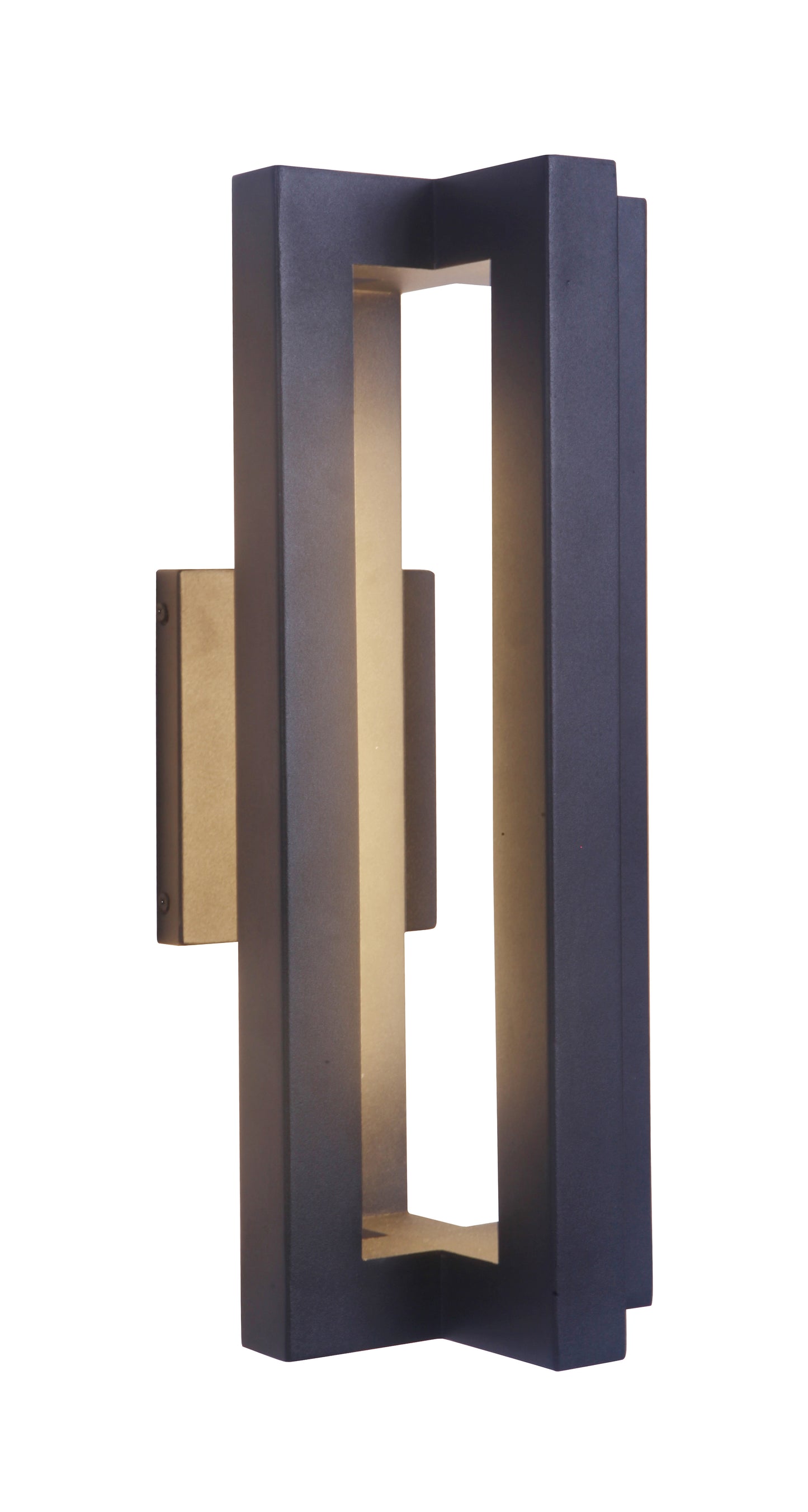 Z1514-TB-LED - Kai 3 Light 18" High Outdoor Wall Lantern - Textured Black