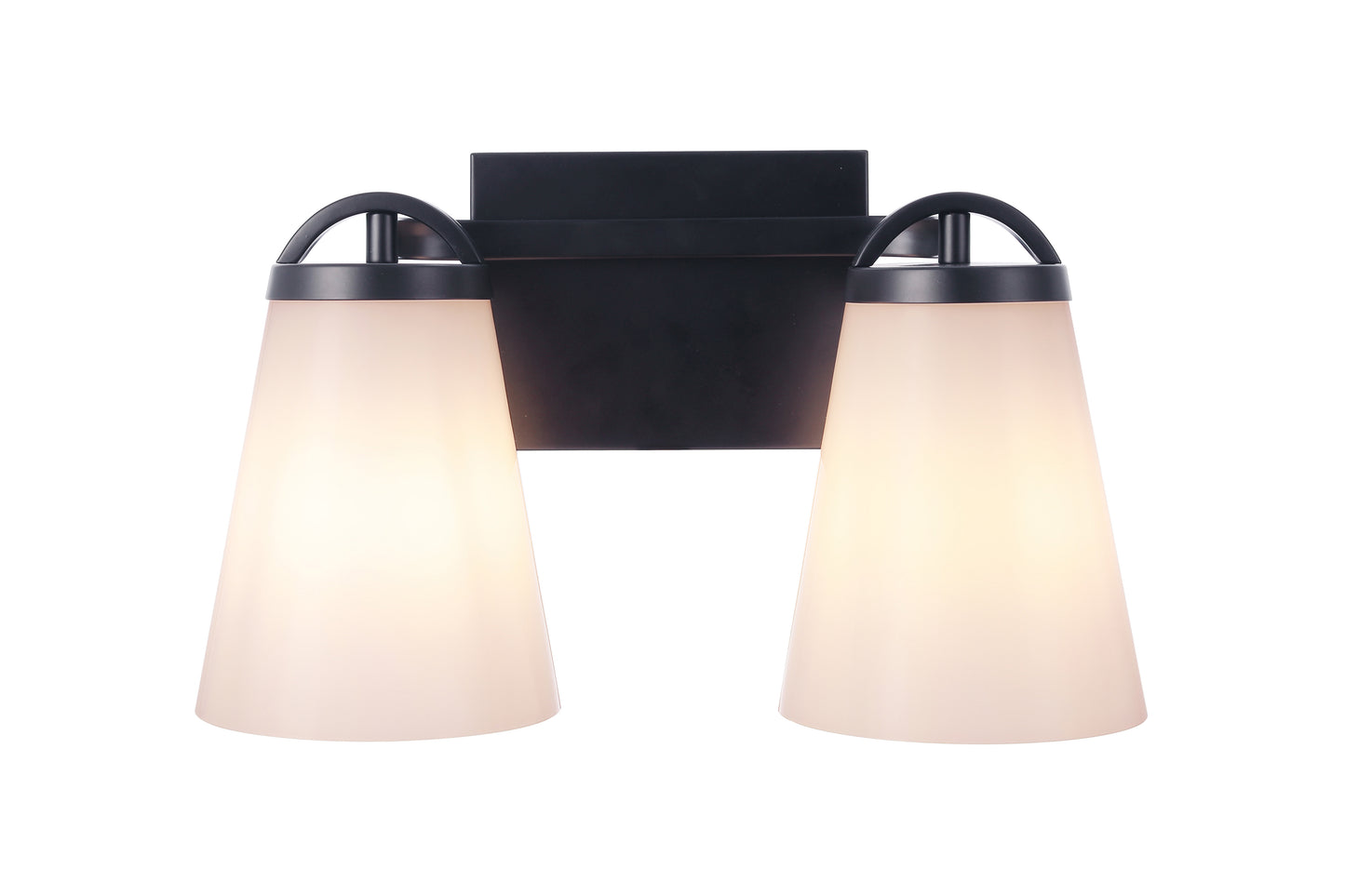 20714FB2 - Zane 2 Light 14" Wide Vanity Light - Flat Black