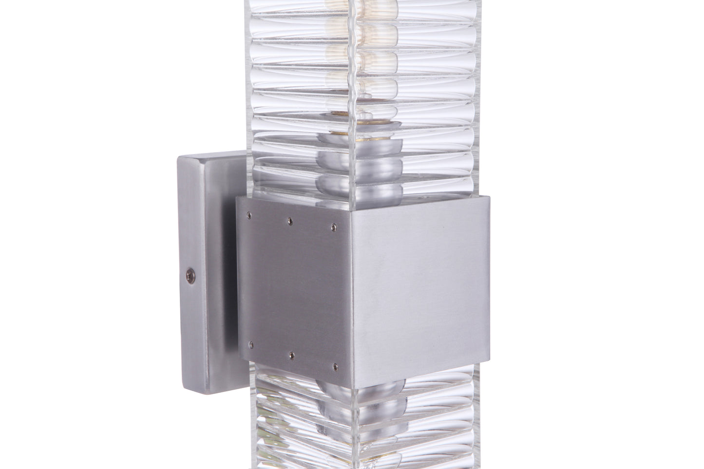 ZA4510-SA - Ridge 2 Light 24" High Outdoor Wall Lantern - Satin Aluminum
