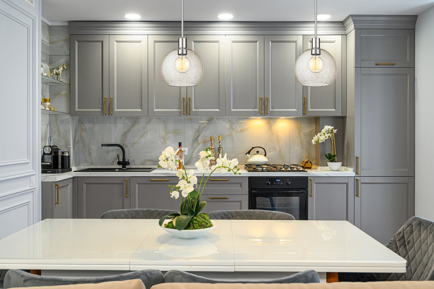 7501P10-PN - Margo 1 Light 10" Pendant - Polished Nickel