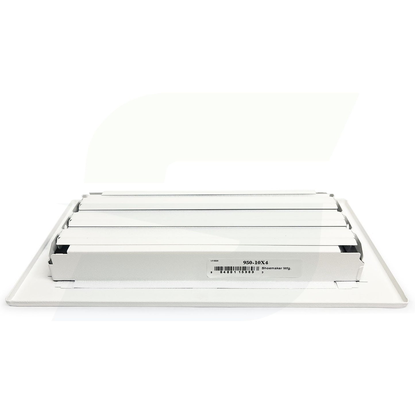 950 Series - 10" x 4" Adjustable Airfoil Blade Register w/ Multi-Shutter Damper