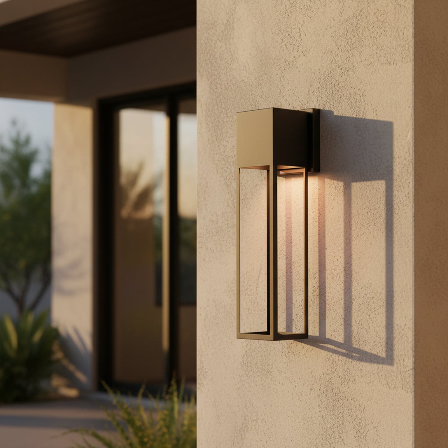 ZA7514-MN-LED - Notable 16" High Outdoor Wall Lantern - Midnight