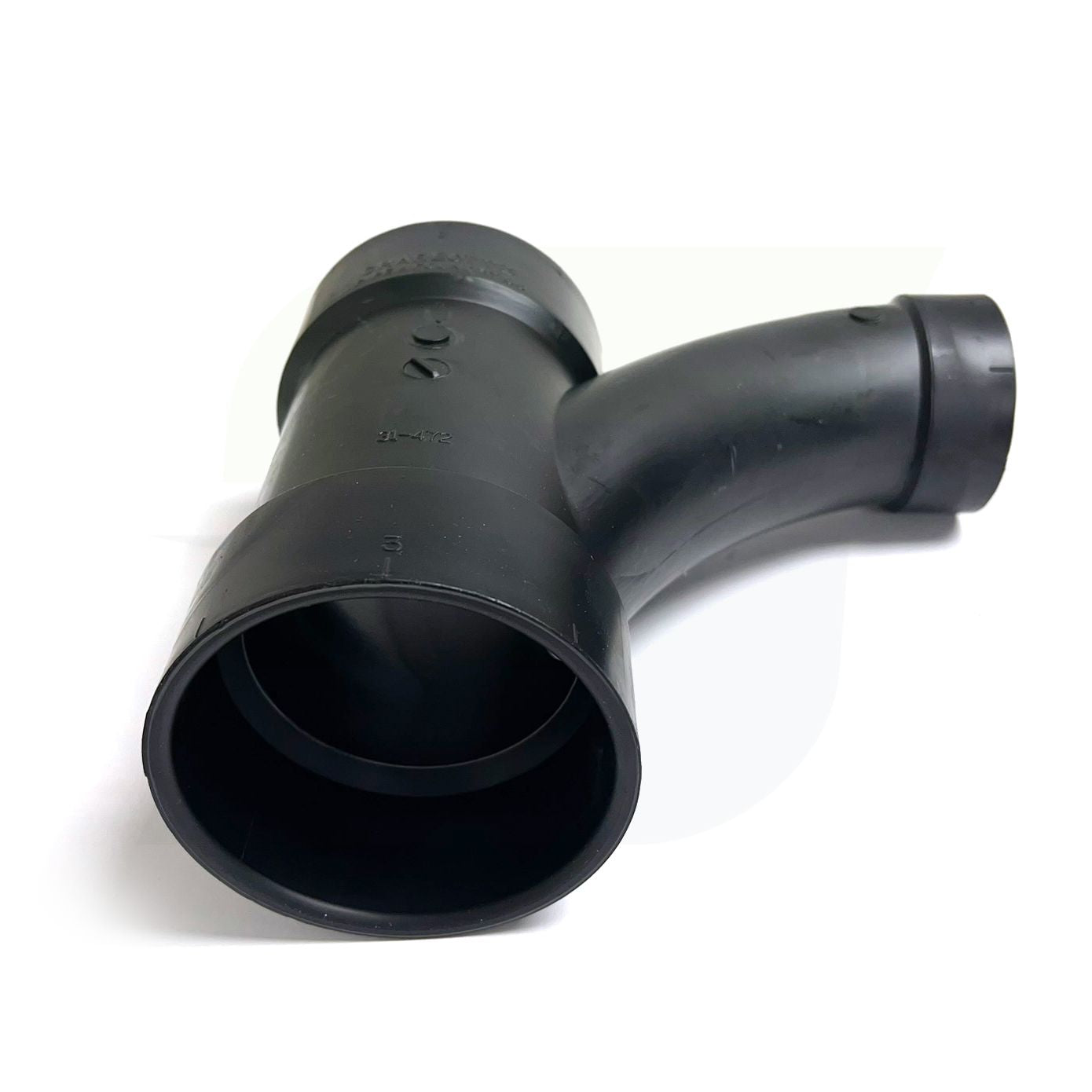 I157350 - 3" x 3" x 2" Hub ABS DWV Long Radius Combination Tee-Wye 5812LR