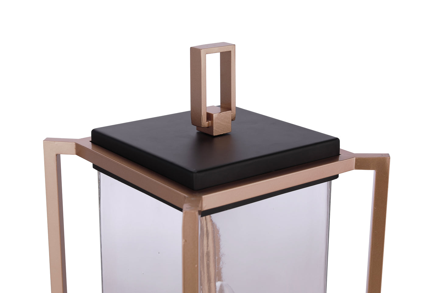 ZA6515-MNSB - Metalwork 3 Light 20" High Outdoor Post - Midnight / Satin Brass