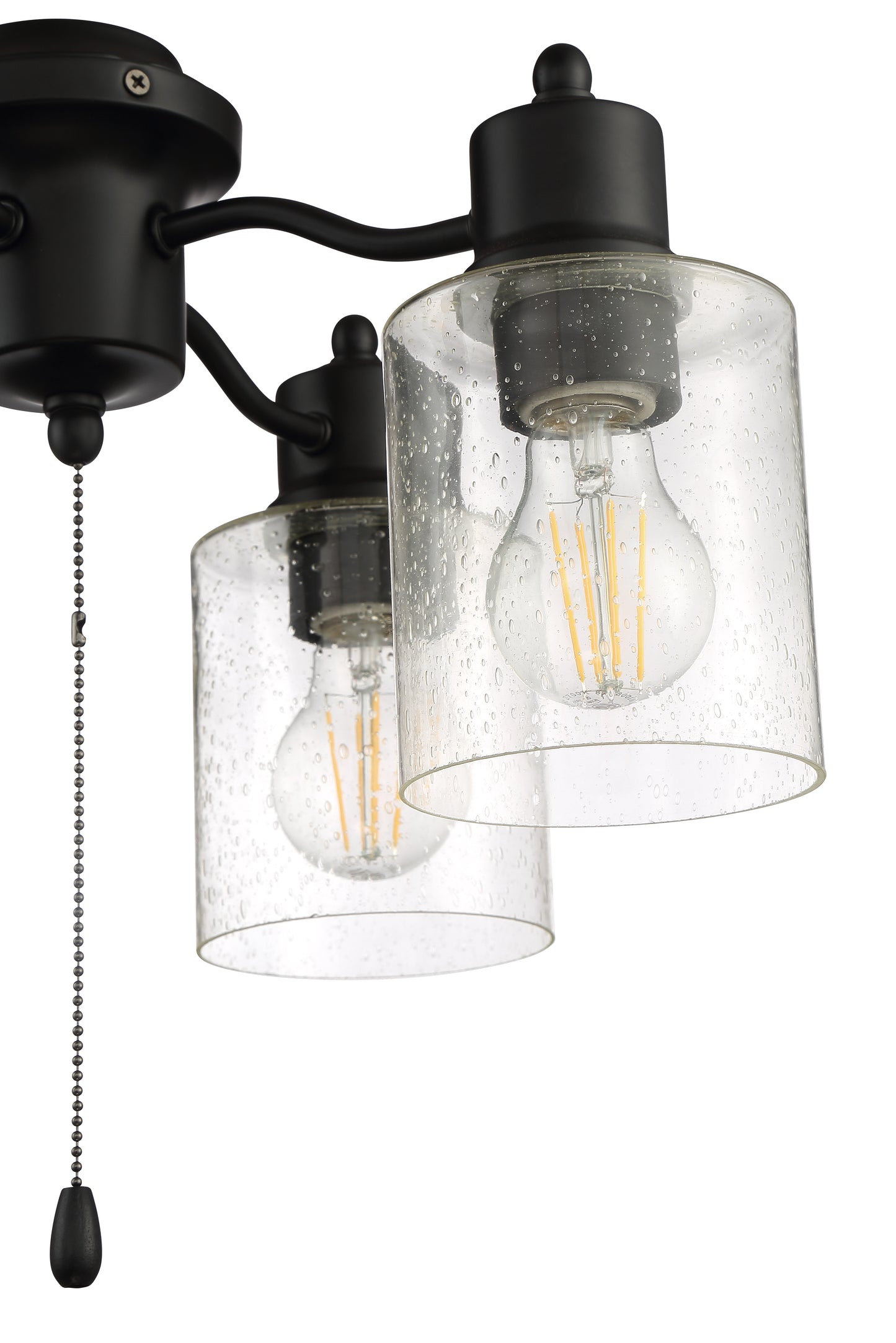 LK403107-FB-LED - 4 Light Universal Energy Star Light Kit in Flat Black