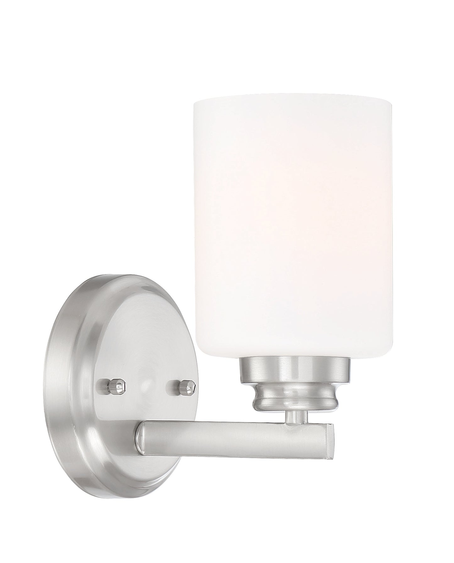50501-BNK-WG - Bolden 1 Light 8.5" High Wall Sconce - Brushed Nickel