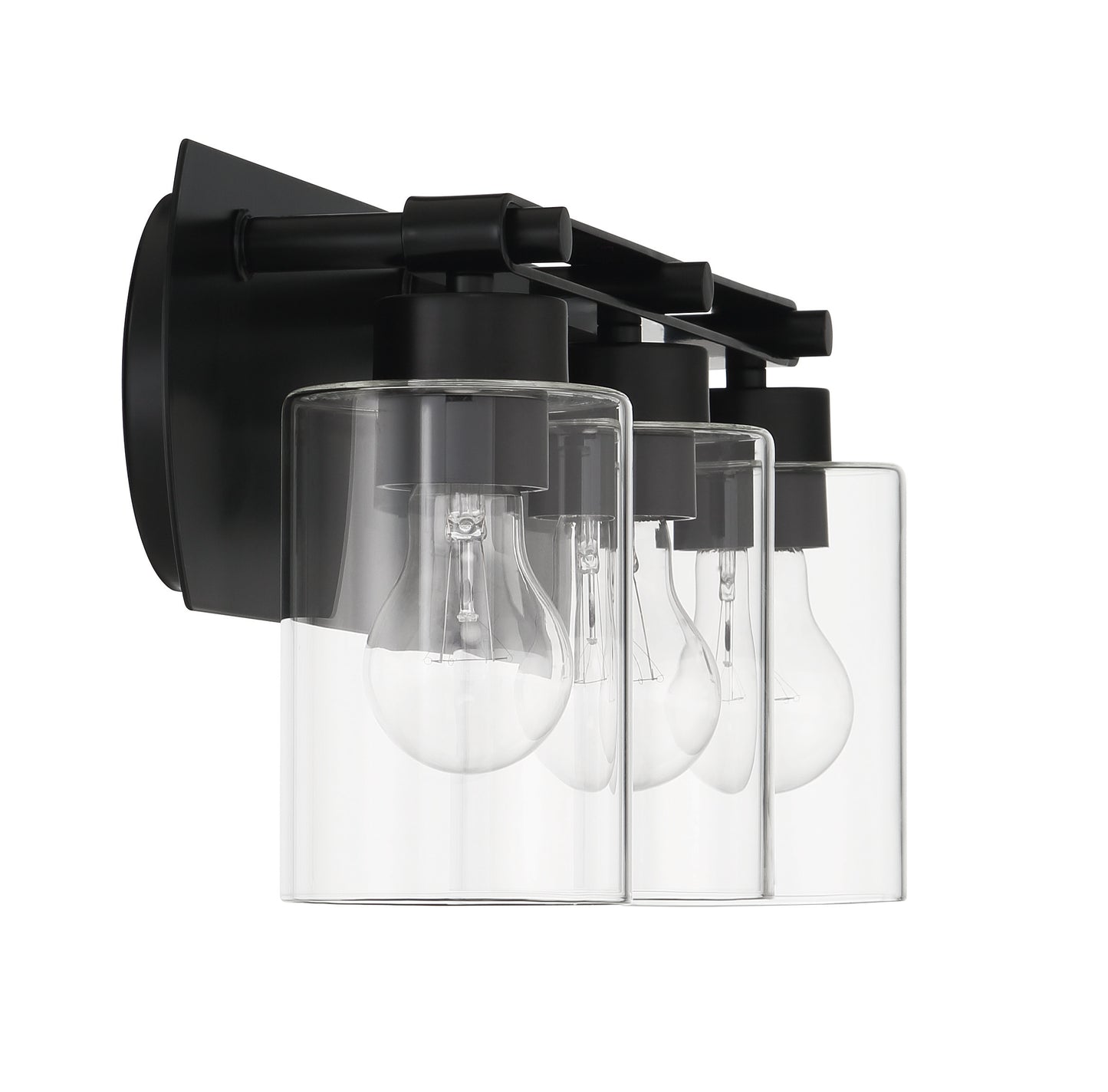 17621FB3 - Hendrix 3 Light 20" Wide Vanity Light - Flat Black