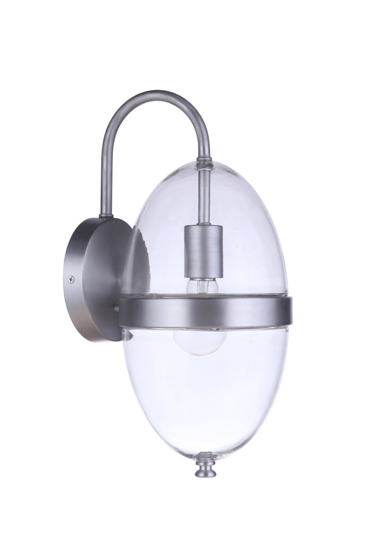 ZA3514-SA - Sivo 1 Light 15" High Outdoor Wall Lantern - Satin Aluminum