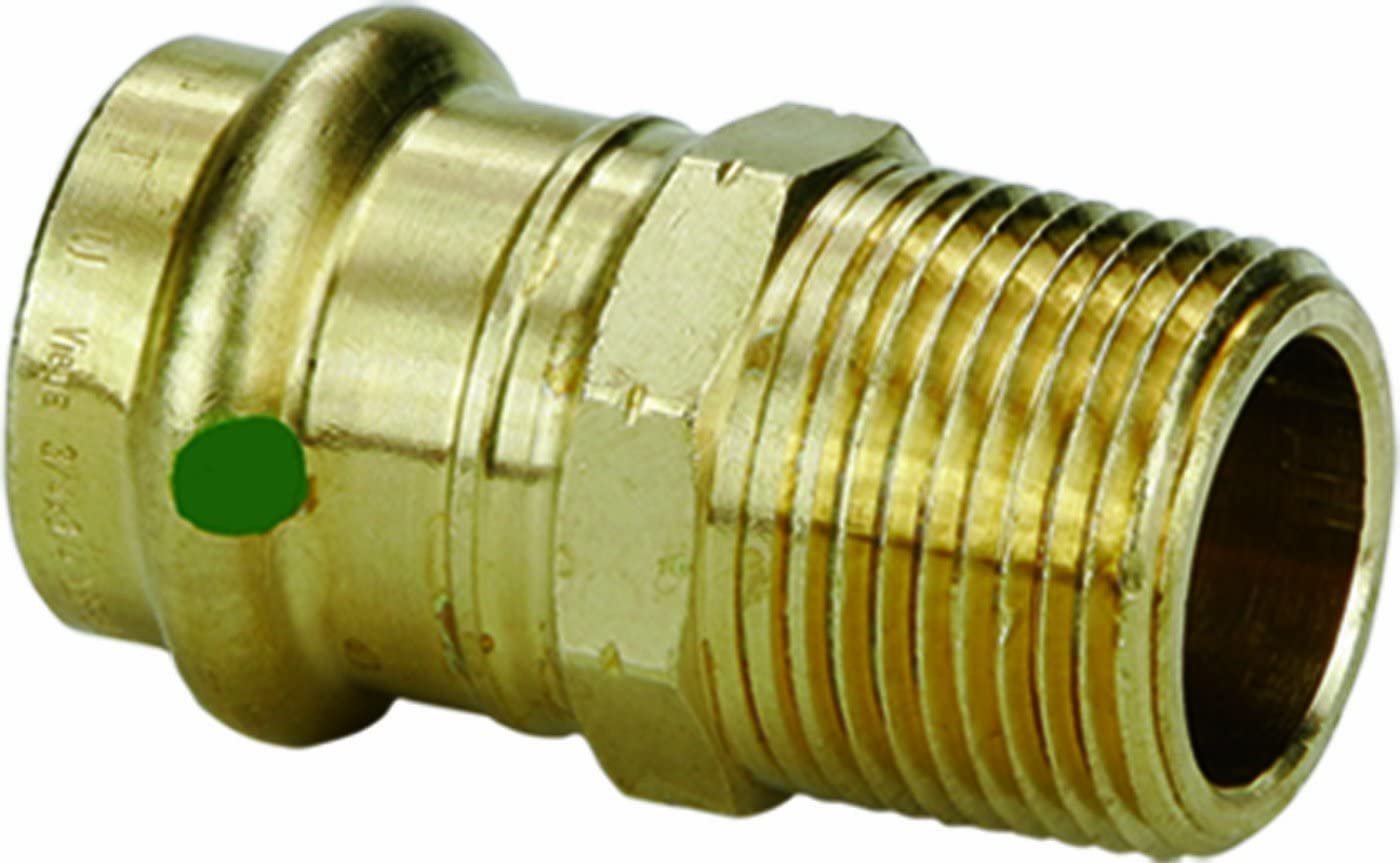 79275 - ProPress Zero Lead Bronze Adapter with Male 1-1/2" by 1-1/2" P x Male NPT