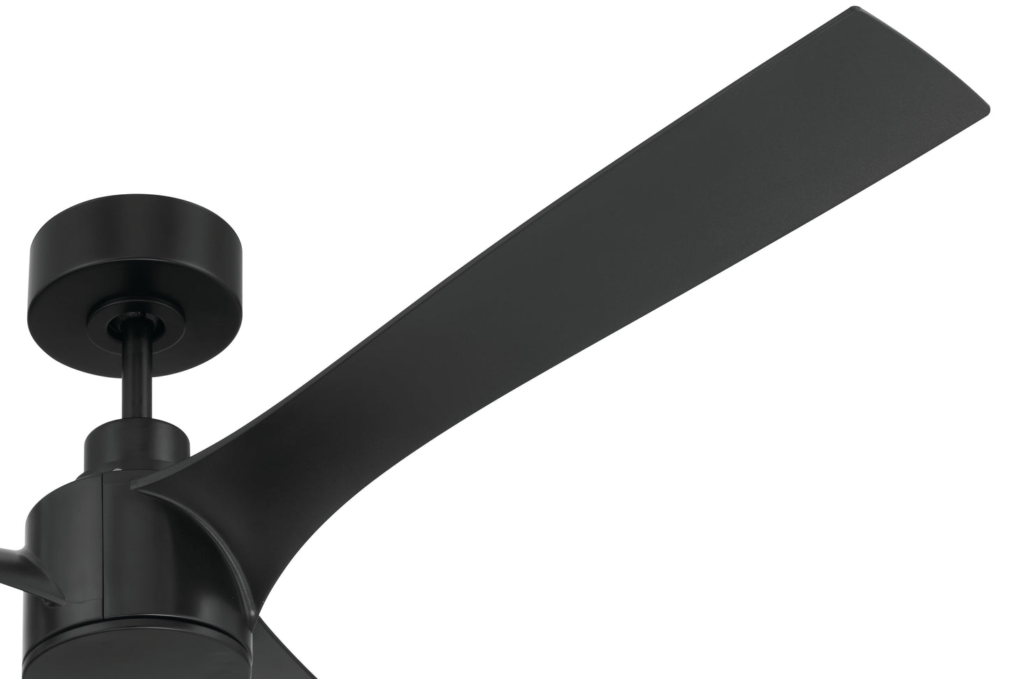 PHB52FB3 - Phoebe 52" 3-Blade Indoor/Outdoor Damp Ceiling Fan 52" 3 Blade Indoor Outdoor Ceiling Fan with Light Kit - Flat Black