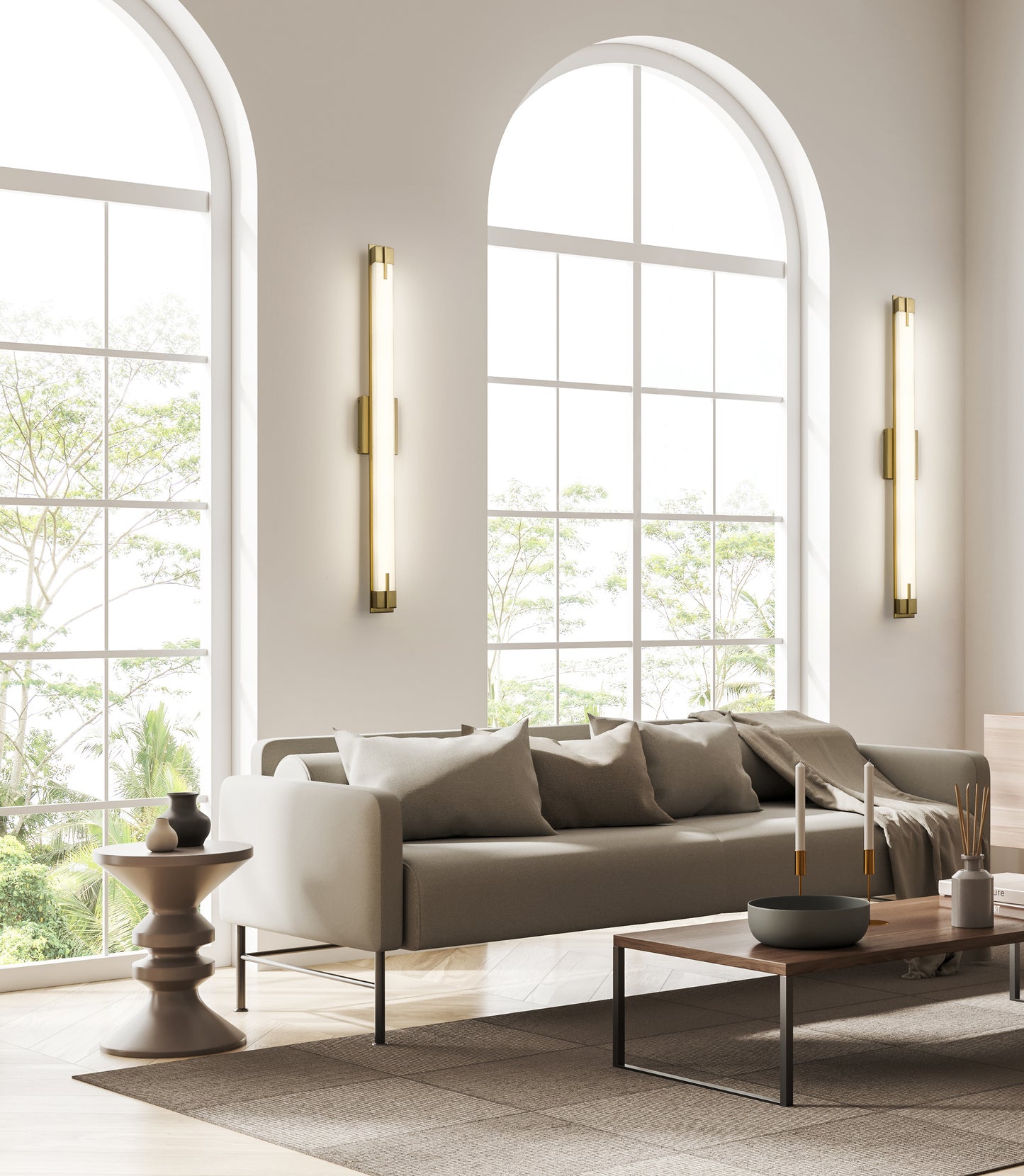 4100-43W-MGLD-LED - Chase 1 Light 43" Vanity - Modern Gold