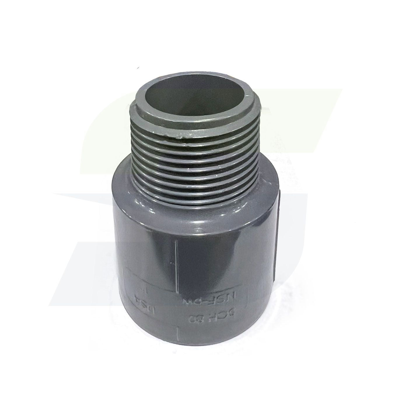 836-010 - 1" Socket x 1" MNPT Schedule 80 PVC Male Adapter