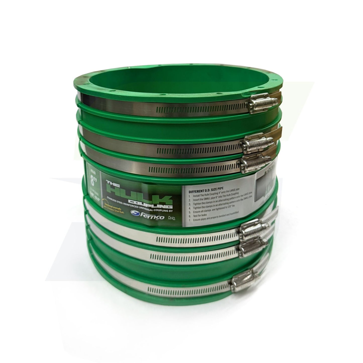 The HULK Coupling - 8" Universal Sewer and Drain Repair Coupling