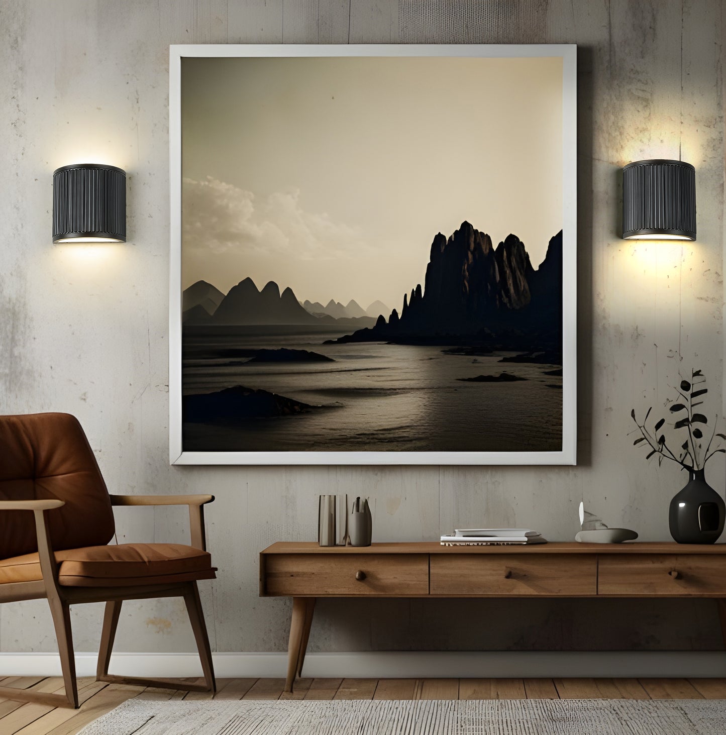 1013S-MB-LED - Stari 1 Light Wall 8" Sconce - Matte Black