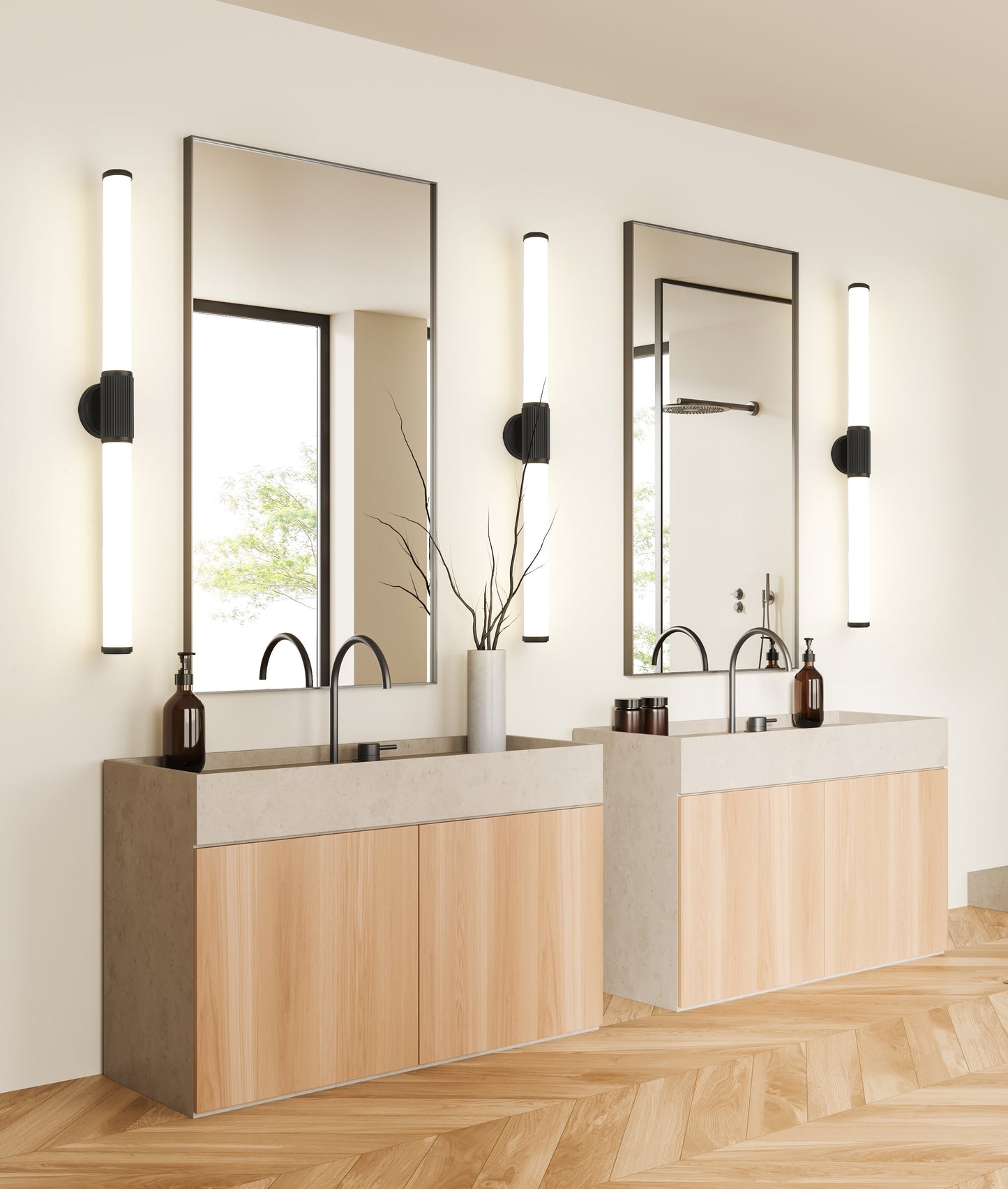 1021-40W-MB-LED - Solange 1 Light 40" Vanity - Matte Black