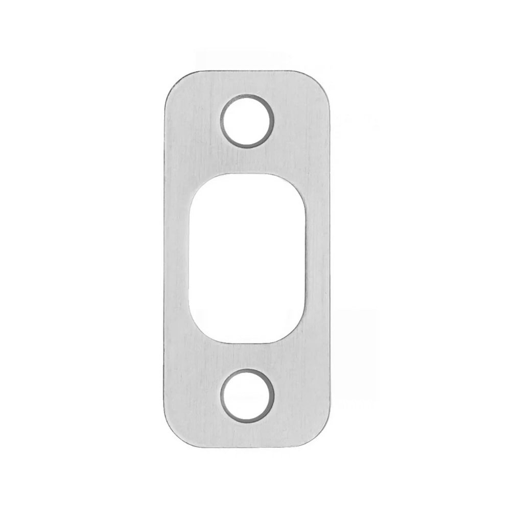 85063-013 - 1" x 2-1/4" Radius Corner Deadbolt Strike for Chrome and Satin Chrome Finishes