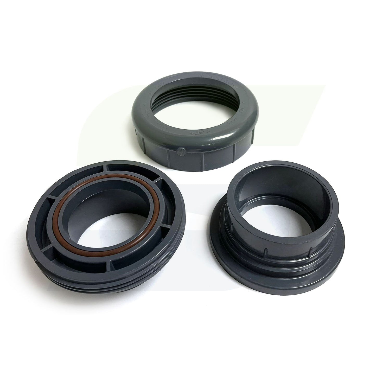 857-040 - 4" Schedule 80 PVC Union with Viton O-Ring - Socket x Socket