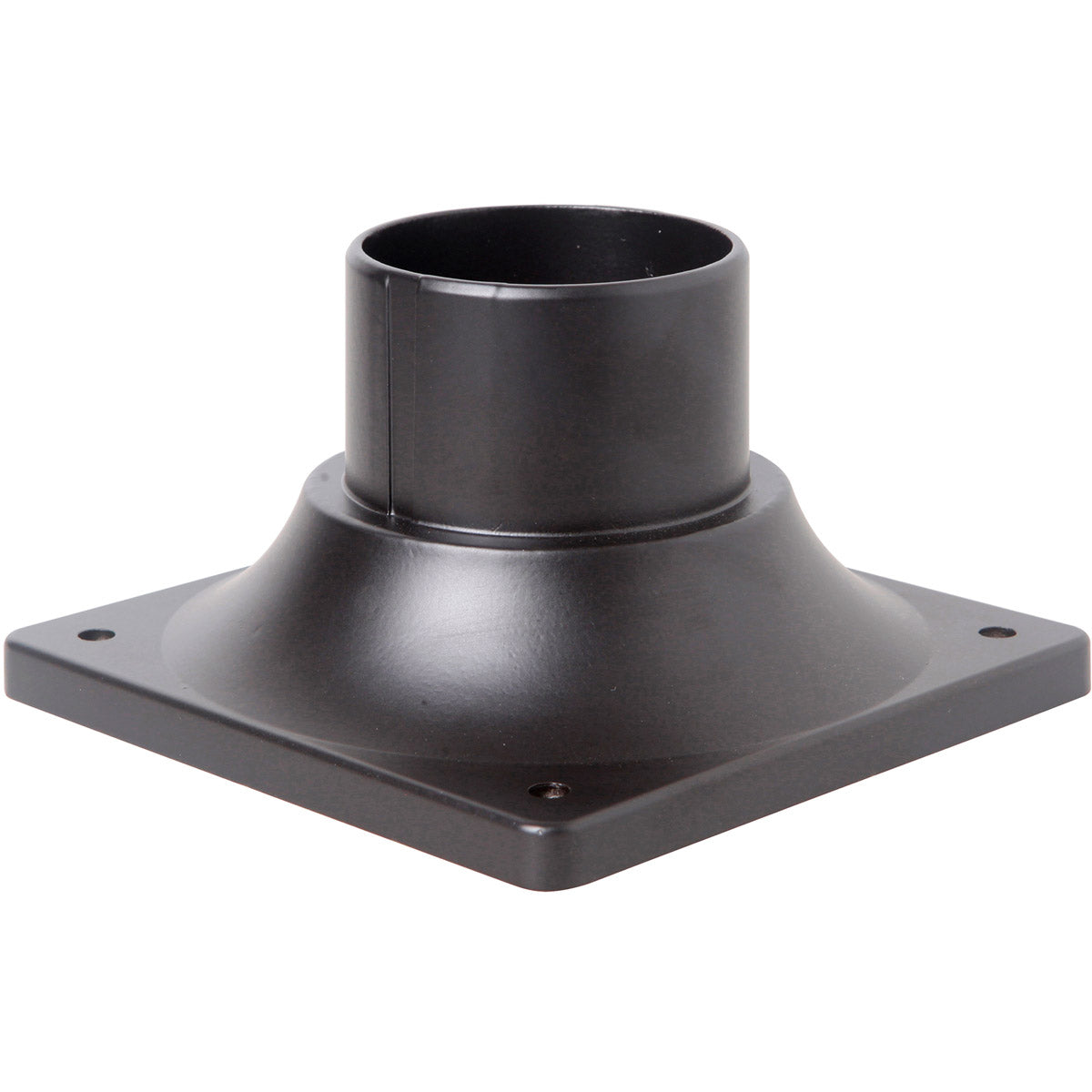 Z202-OBO - Post Adapter Cast 3.43" High Outdoor Pier base - Oiled Bronze (Outdoor)