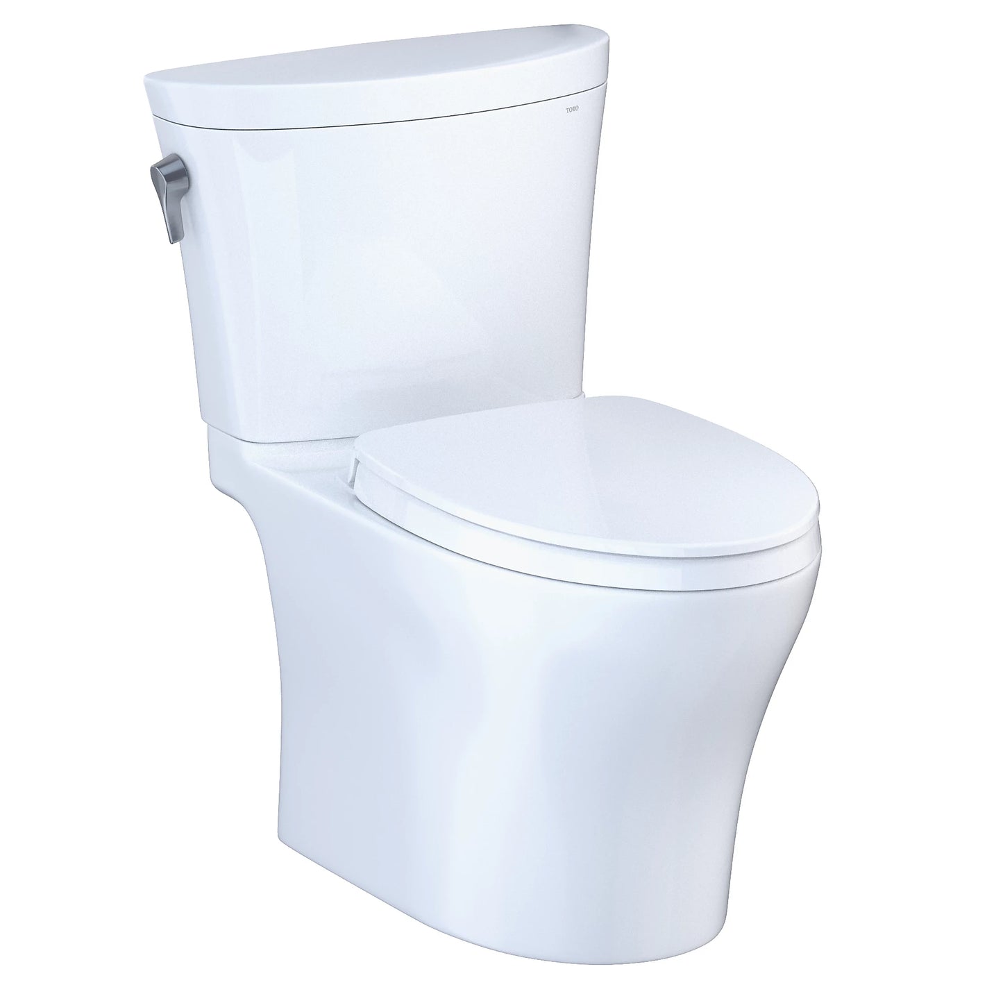 MS448124CEMFGN#01 - Aquia Iv Arc Two-Piece Universal Height Toilet - Cotton White