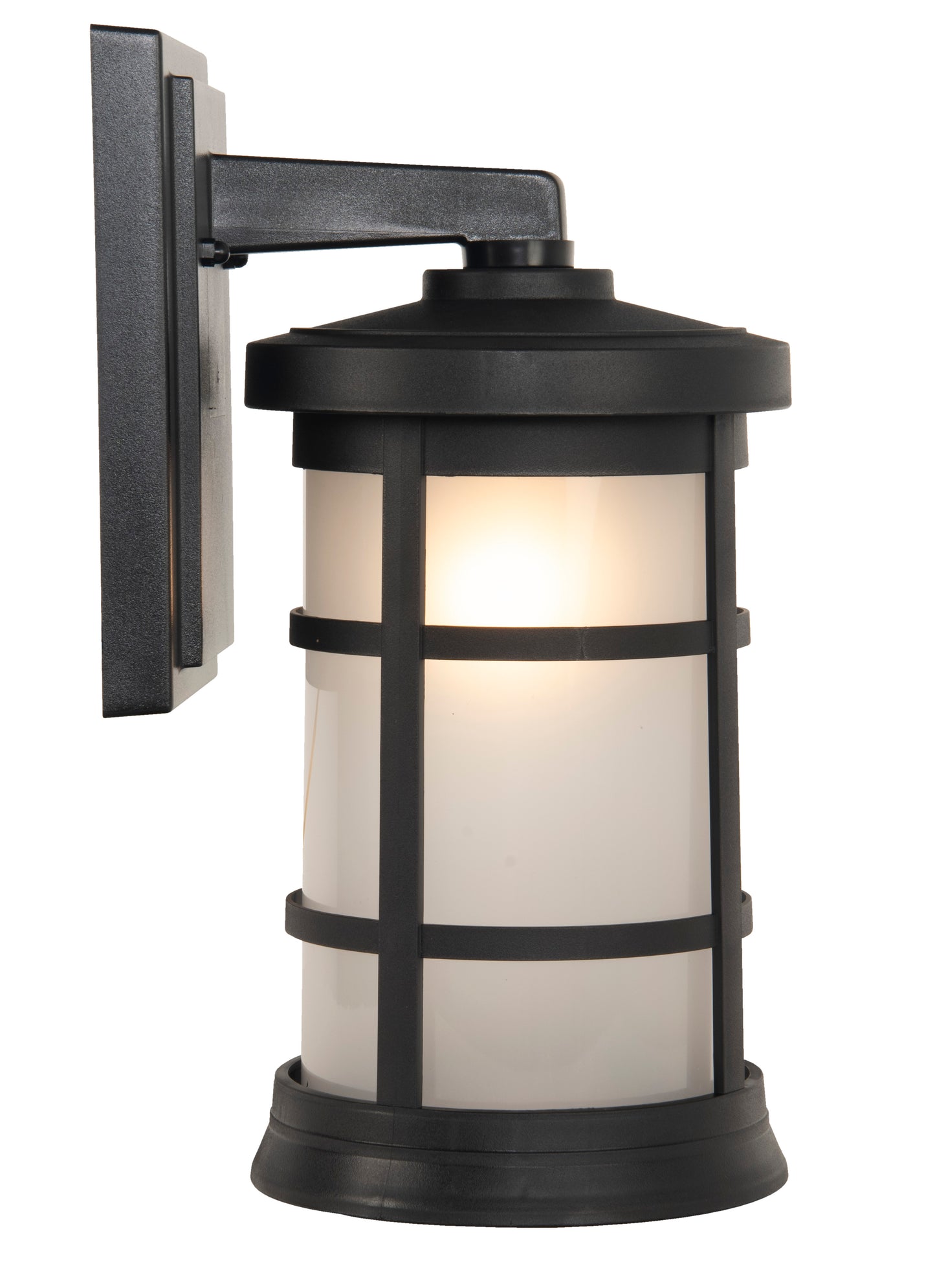 ZA2314-TB - Resilience Lanterns 1 Light 15" High Outdoor Wall Lantern - Textured Black
