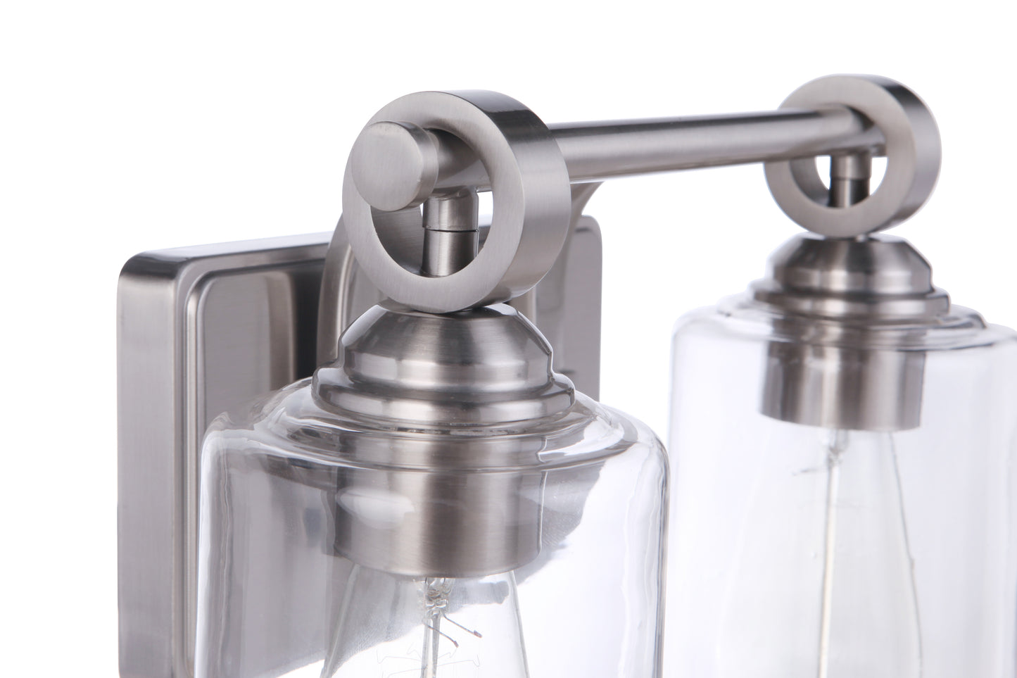 56402-BNK - Romero 2 Light 13.75" Wide Vanity Light - Brushed Nickel