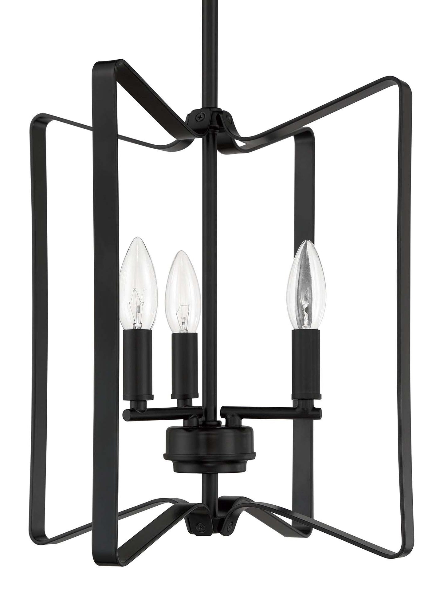 56133-FB - Shayna 3 Light 13" Wide Foyer Light - Flat Black
