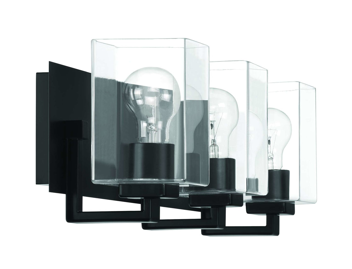 18524FB3 - McClane 3 Light 24" Wide Vanity Light - Flat Black
