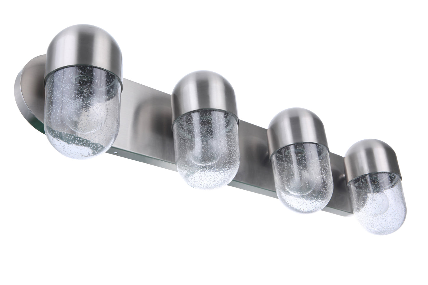 55004-BNK - Pill 4 Light 31" Wide Vanity Light - Brushed Nickel