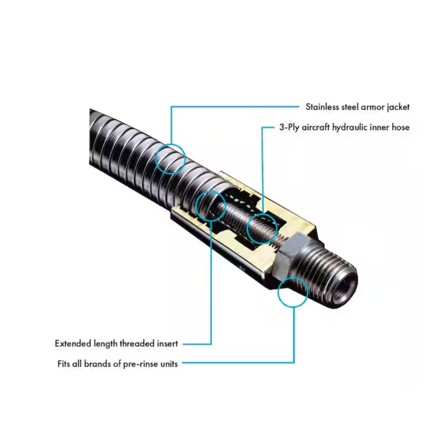 2914 - Hose Pre-Rinse 36"