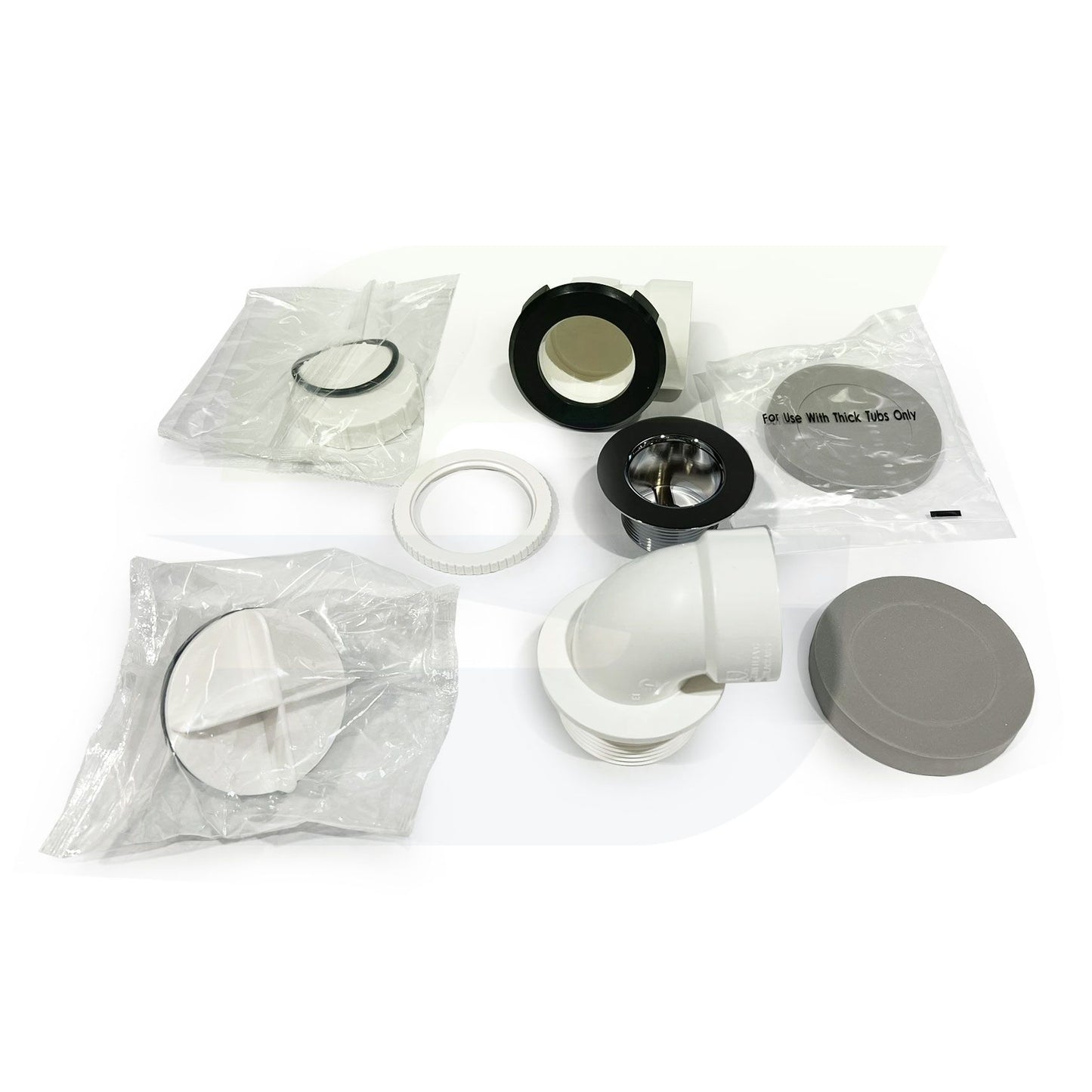 ABA2218RIHF - AB&A PVC Classic High Flow Rough-In Kit with Test Kit - Chrome