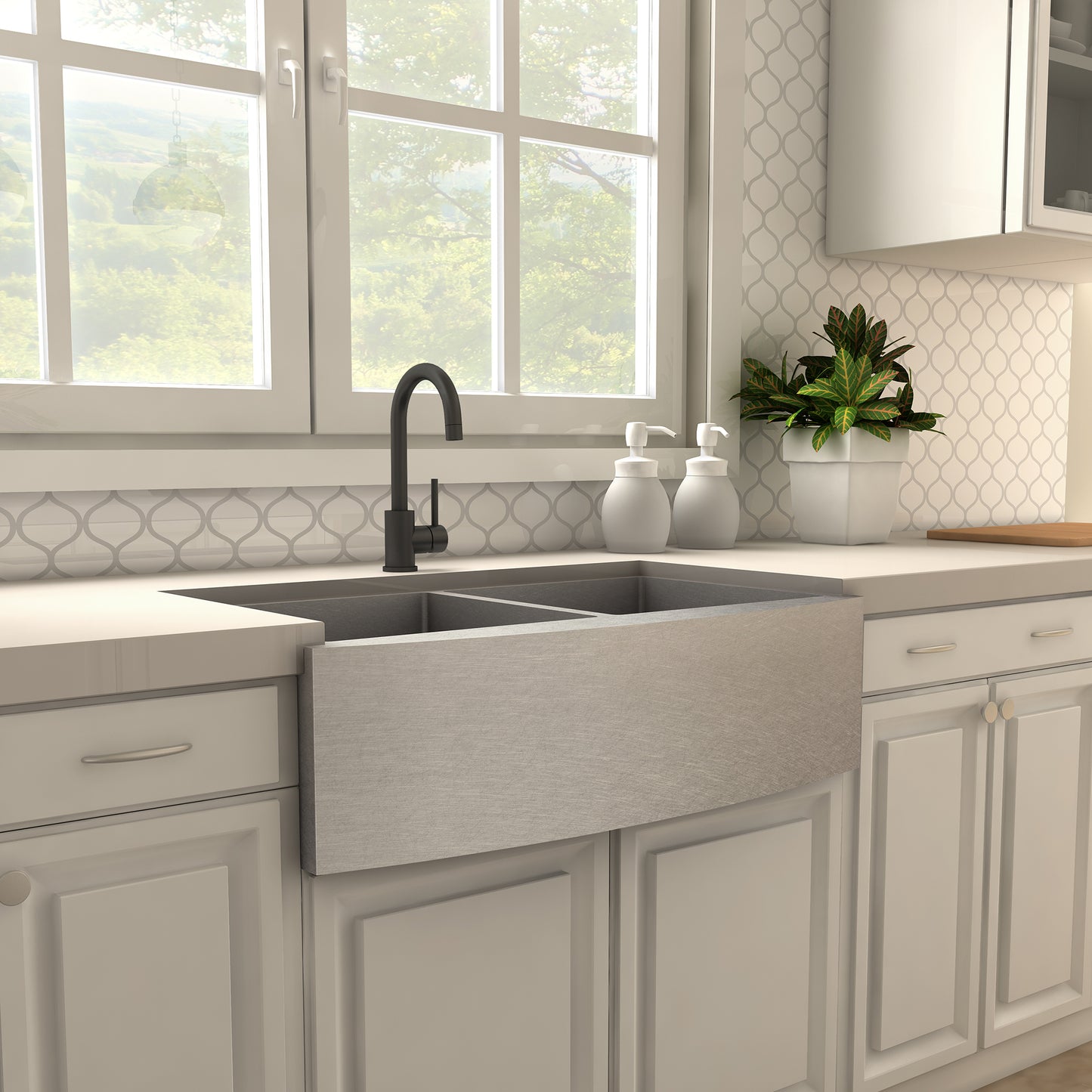 REN-KF-MB - Renoir Kitchen Faucet in Matte Black