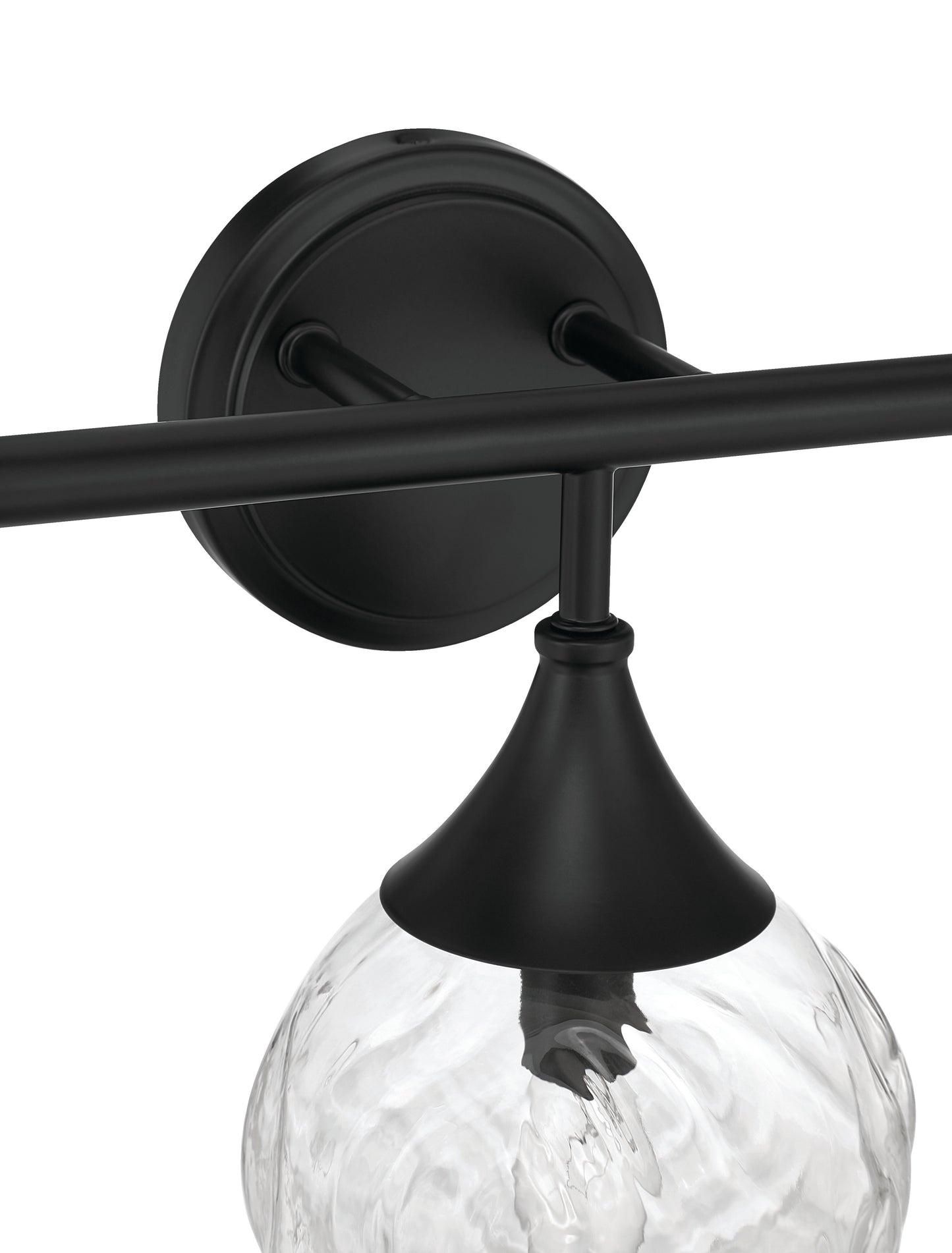 61203-FB - Reflection 3 Light 24" Wide Vanity Light - Flat Black