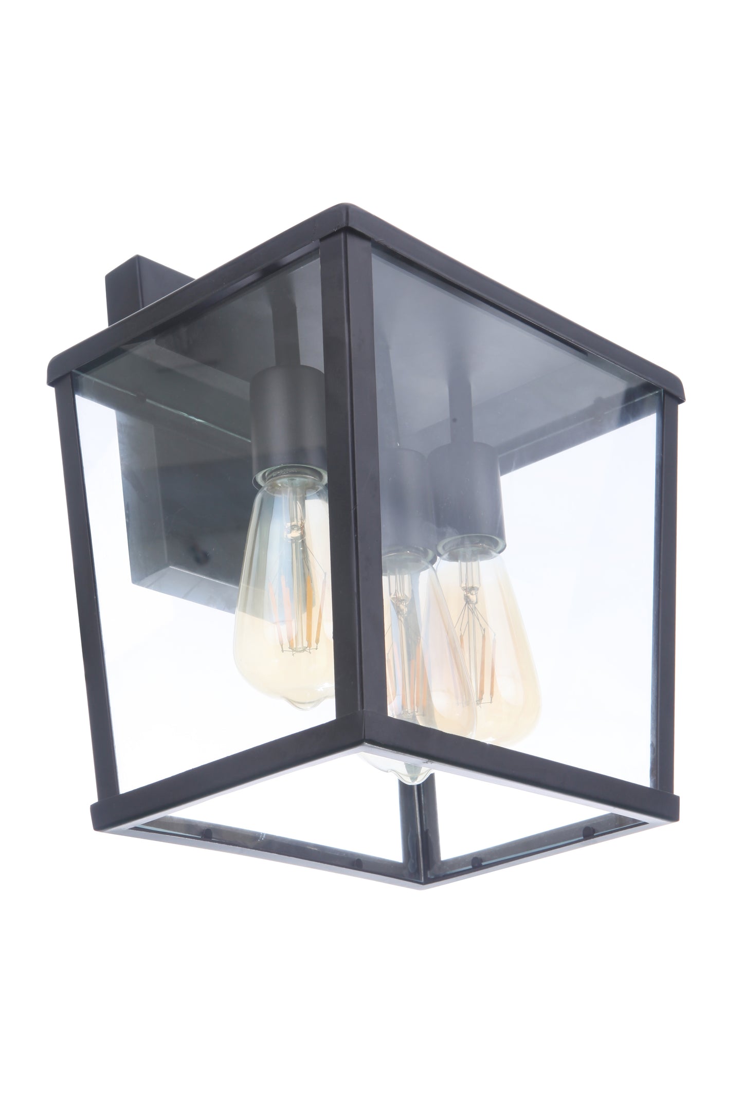 ZA4624-MN - Olsen 3 Light 13.38" High Outdoor Wall Lantern - Midnight