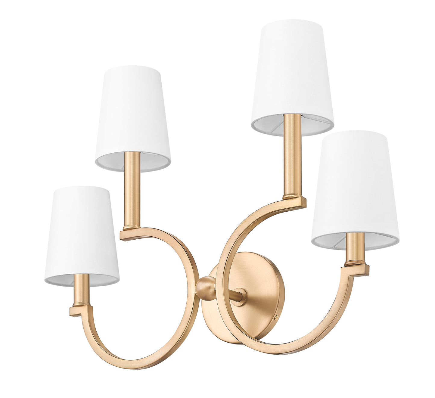 2016-4S-MGLD - Cordelia 4 Light Wall 16" Sconce - Modern Gold